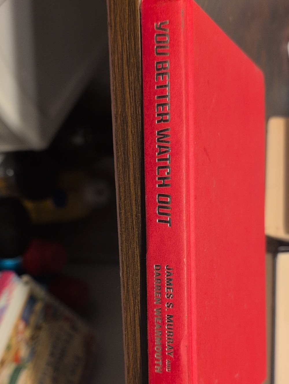 Red Decorative Hardcover Book Accent - Unbranded